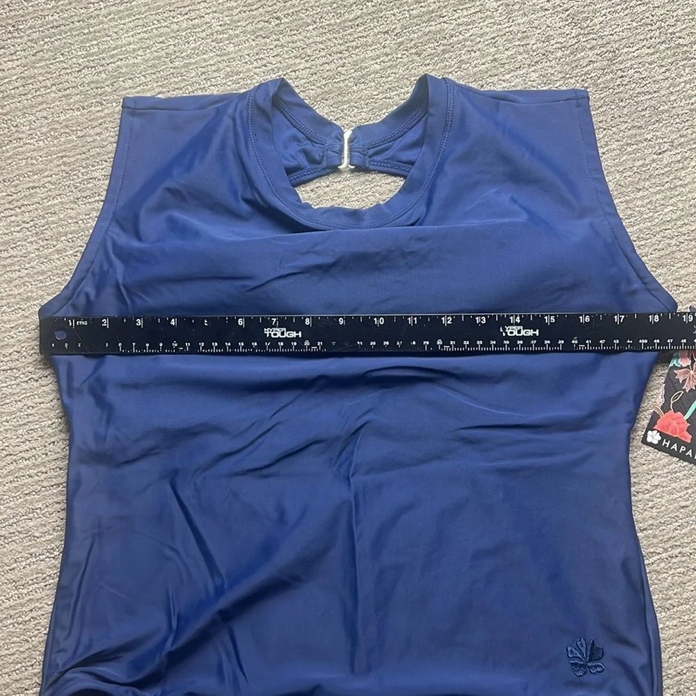 Hapari NWT Navy Crew Neck One Piece Swimsuit SZ 1X - Picture 9 of 11